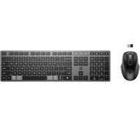 HP 725 - set tastiera e mouse - multifunzionale, ricaricabile, alimentato da supercondensatore
