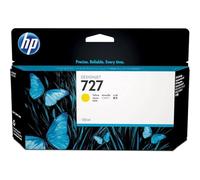 HP 727 Amarillo, Cartucho de Tinta Original | Compatible con DesignJet T930, T1500, T1530, T2500, T2530, 130 ml (B3P21A)