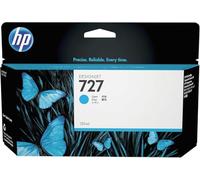 HP 727 B3P19A Cian, HP DesignJet Cartucho de Tinta Original, de 130ml, para Impresoras Plotter de Gran Formato HP DesignJet Series T2500, T1500 y T900 y Cabezal de Impresión HP 727 DesignJet
