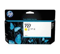 HP 727 B3P21A Amarillo, HP DesignJet Cartucho de Tinta Original, de 130ml, para Impresoras Plotter de Gran Formato HP DesignJet Series T2500, T1500 y T900 y Cabezal de Impresión HP 727 DesignJet