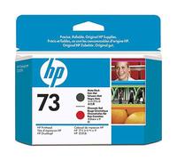 HP 73 Cabezal mate negro / Rojo cromado (CD949A)