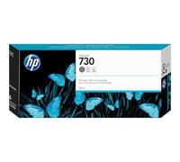 HP 730 Gris, Cartucho de Tinta Original | Compatible con DesignJet T1600, T1700, T2600, 300 ml (P2V72A)
