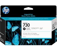 HP 730 Negro Fotográfico, Cartucho de Tinta Original | Compatible con DesignJet T1600, T1700, T2600, 130 ml (P2V67A)