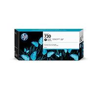 HP 730 Negro Fotográfico, Cartucho de Tinta Original | Compatible con DesignJet T1600, T1700, T2600, 300 ml (P2V73A)