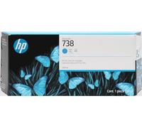 HP 738 300-ml Cyan DesignJet Ink Cartridge Cartucho de Tinta 1 Pieza(s) Original Alto Rendimiento (XL) Cian