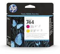 HP 744 (F9J87A) cabezal de impresión magenta y amarillo (original)