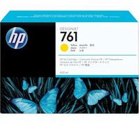 HP 761 CM992A Amarillo, Cartucho de Tinta Original HP DesignJet, de 400 ml, para Impresoras HP DesignJet T7100