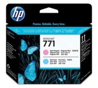 HP 771 (CE019A) cabezal de impresión magenta claro + cian claro