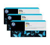 HP 771C (B6Y34A) multipack 3x cartucho amarillo 775 ml 3 cartuchos (original)