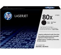 HP 80X CF280X, Negro, Cartucho Tóner de Alta Capacidad Original, de 6.900páginas, para impresoras Laserjet Pro 400M401a, 400M401d, 400 M401dn, 400 M401dw, 400MFP M425dn, 400MFP M425dw y 400M401dne