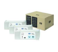HP 81 (C5070A) multipack 3x cian claro (original)