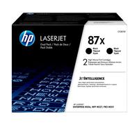 HP Paquete de 2 cartuchos de tóner negro Originales LaserJet 87X de alta capacidad