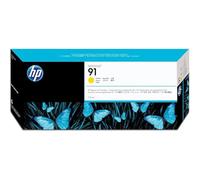 HP 91 Amarillo, Cartucho de Tinta Original | Compatible con DesignJet Z6100, 775 ml (C9469A)