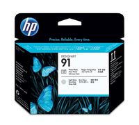 HP 91 (C9463A) cabezal de impresión negro foto y gris claro (original)
