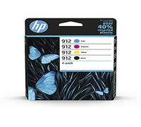 HP Paquete de 4 cartuchos de tinta Original 912 negro/cian/magenta/amarillo