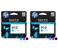 HP 912 Tinta Negro (Paquete de 2)