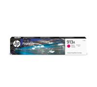 HP 913A Magenta, Cartucho de Tinta Original | Compatible con HP PageWide Pro 352, 452, MFP 377, 477, 3000 páginas (F6T78AE)
