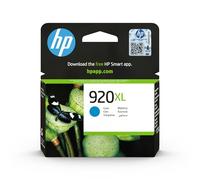 HP 920XL CD972AE, Cian, Cartucho de Tinta de Alta Capacidad Original, compatible con impresoras de inyección de tinta HP Officejet Series 6000, 7000