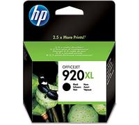 HP 920XL CD975AE Negro, Cartucho de Alta Capacidad Original, de 1.200 páginas, para impresoras HP OfficeJet serie 6500, 6000, 7000, 7500 y E710