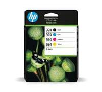 HP Paquete de 4 Cartuchos de Tinta Original 924 CMYK