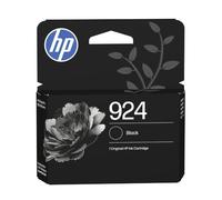 HP 924 4K0U6NE, Negro, Cartucho de Tinta Original, Compatible con impresoras OfficeJet Pro de la Serie 8120 e Impresora OfficeJet Pro de la Serie 8130