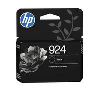 HP 924 Negro, Cartucho de Tinta Original | Compatible con HP OfficeJet Pro 8120, 8130, 500 páginas (4K0U6NE)