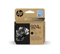 HP 924e Negro, Cartucho de Tinta Original, EvoMore, Alta capacidad | Compatible con impresoras OfficeJet Pro Serie 8120 y 8130, 1000 páginas (4K0V0NE)