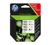 HP 932XL/933XL 4 pieza(s) Original Alto rendimiento (XL) Negro, Cian, Magenta, Amarillo