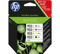 HP 932XL/933XL multipack XL (negro + 3 tri-colores)