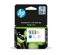 HP 933XL CN054AE, Cian, Cartucho de Tinta de Alta Capacidad Original, compatible con impresoras de inyección de tinta HP OfficeJet 6100, 6600, 6700, 7110, 7510, 7610 y 7612