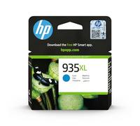 HP 935XL Cian, Cartucho de Tinta Original, Alta Capacidad | Compatible con HP OfficeJet Pro 6200, 6800, 825 páginas (C2P24AE)