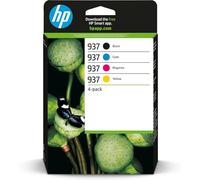 HP 937 - 4er-Pack - Schwarz, Gelb, Cyan, Magenta - original - Tintenpatrone