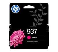 HP 937 Magenta, Cartucho de Tinta Original | Compatible con OfficeJet Pro Serie 9100 y 9700, 800 páginas (4S6W3NE)