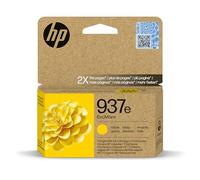 HP 937e Amarillo, Cartucho de Tinta Original, EvoMore | Compatible con impresoras OfficeJet Pro Serie 9100 y 9700, 1650 páginas (4S6W8NE)