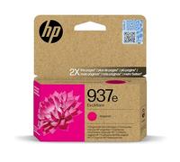 HP 937e Magenta, Cartucho de Tinta Original, EvoMore, Alta Capacidad | Compatible con impresoras OfficeJet Pro Serie 9100 y 9700, 1650 páginas (4S6W7NE)