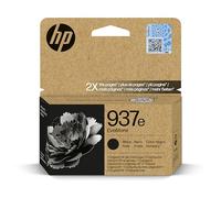 HP 937e Negro, Cartucho de Tinta Original, EvoMore, Alta Capacidad | Compatible con impresoras OfficeJet Pro Serie 9100 y 9700, 2500 páginas (4S6W9NE)