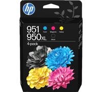 Cartucho de Tinta Original HP nº950XL + nº951 Multipack/ Cian/ Magenta/ Amarillo/ Negro