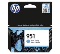 HP Cartucho de tinta original 951 cian