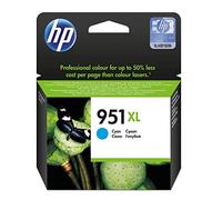 HP 951XL - Cartucho de Tinta Original de Alta Capacidad para HP Officejet Pro 276dw, 8600, 8610, 8620, 251dw, 8100, Color Azul