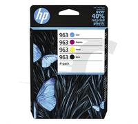 HP Paquete de 4 cartuchos de tinta Original 963 negro/cian/magenta/amarillo