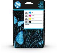 HP Paquete de 4 cartuchos de tinta Original 963 negro/cian/magenta/amarillo