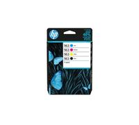 HP 963 - paquete de 4 - negro, amarillo, cian, magenta - original - cartucho de tinta - para Officejet Pro 9010, 9012, 9013, 9014, 90