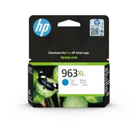 HP 963XL Cian, Cartucho de Tinta Original, Alta Capacidad | Compatible con OfficeJet Pro 9010/9010e, 9020/9020e, 1600 páginas (3JA27AE)