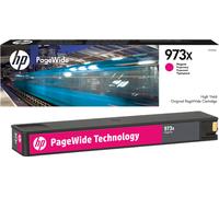 HP 973X F6T82AE, Magenta, Cartucho de Tinta de Alta Capacidad PageWide Original, de 7.000 páginas, compatible con impresoras de inyección de tinta HP PageWide Pro 452dn, 452dw, 452dwt y MFP 477dw