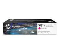 HP 981Y L0R14A, Magenta, Cartucho de Tinta de Alta Capacidad PageWide Original, de 16.000 páginas, compatible con impresoras de inyección de tinta HP PageWide Enterprise Serie 556 y MFP 586