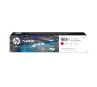 HP 981Y L0R14A, Magenta, Cartucho de Tinta de Alta Capacidad PageWide Original, de 16.000 páginas, compatible con impresoras de inyección de tinta HP PageWide Enterprise Serie 556 y MFP 586
