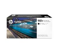 HP 981Y L0R16A, Negro, Cartucho de Tinta de Alta Capacidad PageWide Original, de 20.000 páginas, compatible con impresoras de inyección de tinta HP PageWide Enterprise Serie 556 y MFP 586