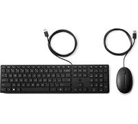 HP 9SR36AA#ABB Desktop 320MK Juego de ratón y Teclado con Cable
