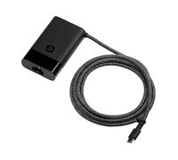 HP Adaptador de alimentación de Viaje USB-C Slim de 65 W, Compatible con los portátiles HP ProBook, EliteBook y Chromebook, Negro