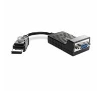 HP AS615AA - Cable VGA a DP de 20 cm, negro